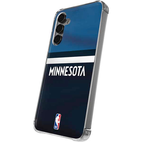 NBA Minnesota Timberwolves Jersey Galaxy S24 Plus Clear Case